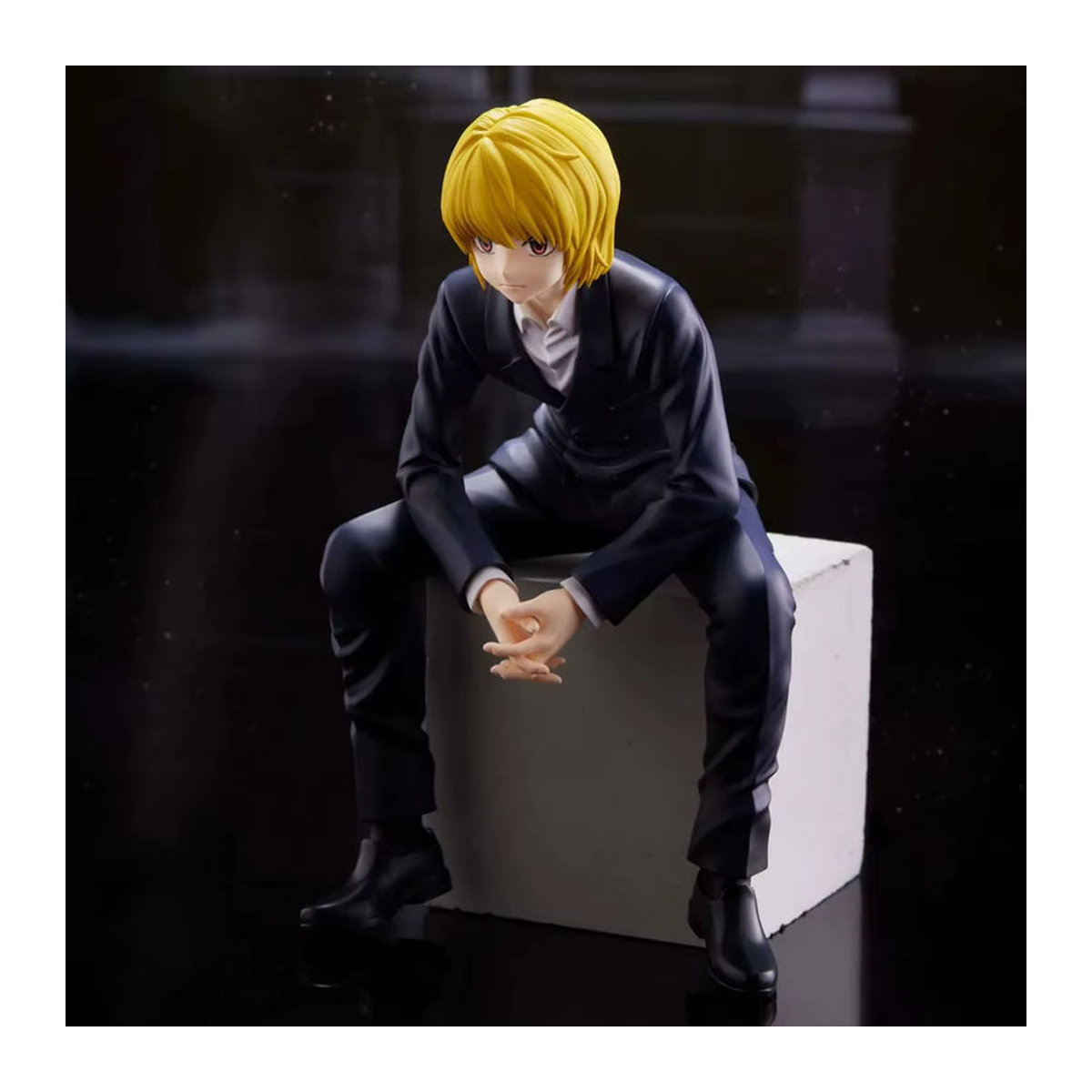 Bandai Kurapika Anime Figur aus HUNTER x HUNTER in Schwarz, 14 cm Höhe, PVC Modell für Sammler und Dekoration - Bild 2