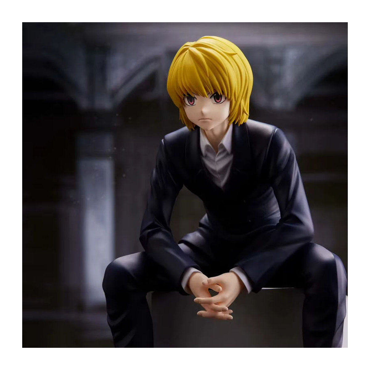 Bandai Kurapika Anime Figur aus HUNTER x HUNTER in Schwarz, 14 cm Höhe, PVC Modell für Sammler und Dekoration - Bild 3