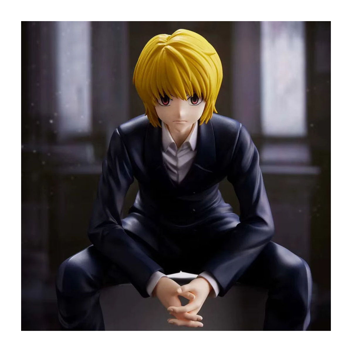 Bandai Kurapika Anime Figur aus HUNTER x HUNTER in Schwarz, 14 cm Höhe, PVC Modell für Sammler und Dekoration - Bild 4