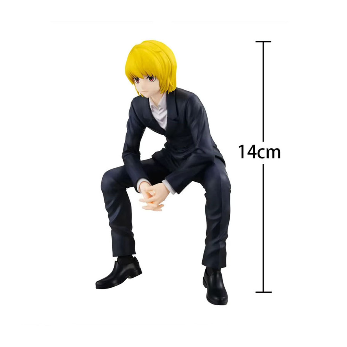 Bandai Kurapika Anime Figur aus HUNTER x HUNTER in Schwarz, 14 cm Höhe, PVC Modell für Sammler und Dekoration - Bild 5