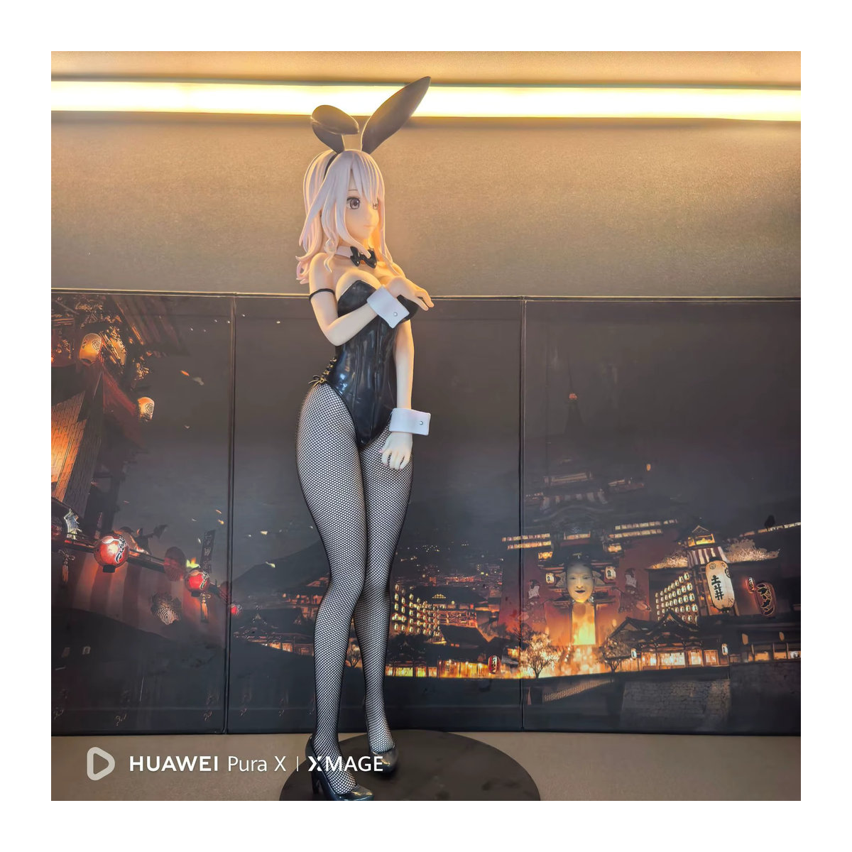 Bandai Kuroiwa Medaka Bunny Girl PVC-Figur im Maßstab 1/4, Farbe Schwarz, Höhe: 41 cm - Bild 2