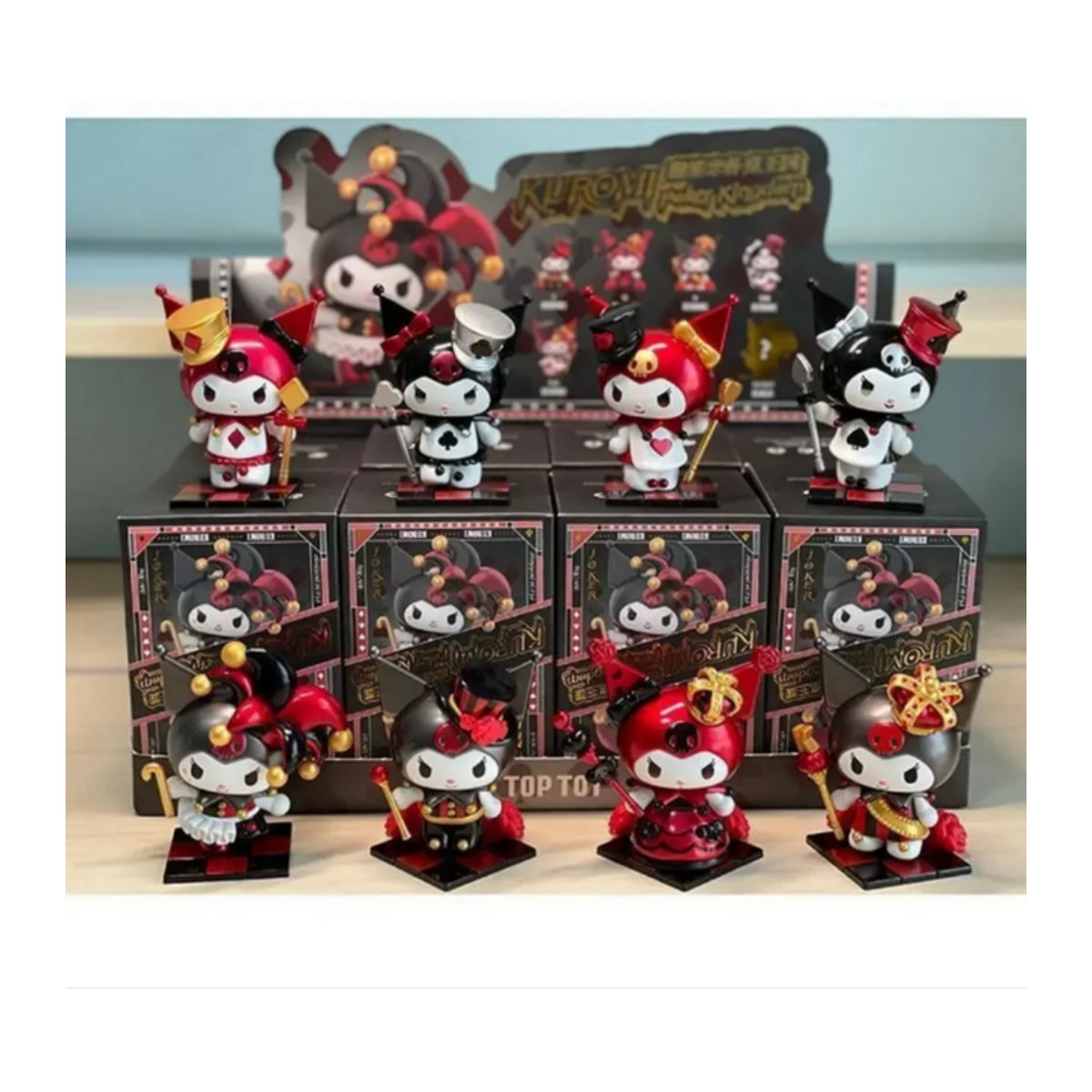 Bandai Kuromi Serie Blind Box Trendige PVC-Modell Puppe für Kinder, mehrfarbig - Bild 1