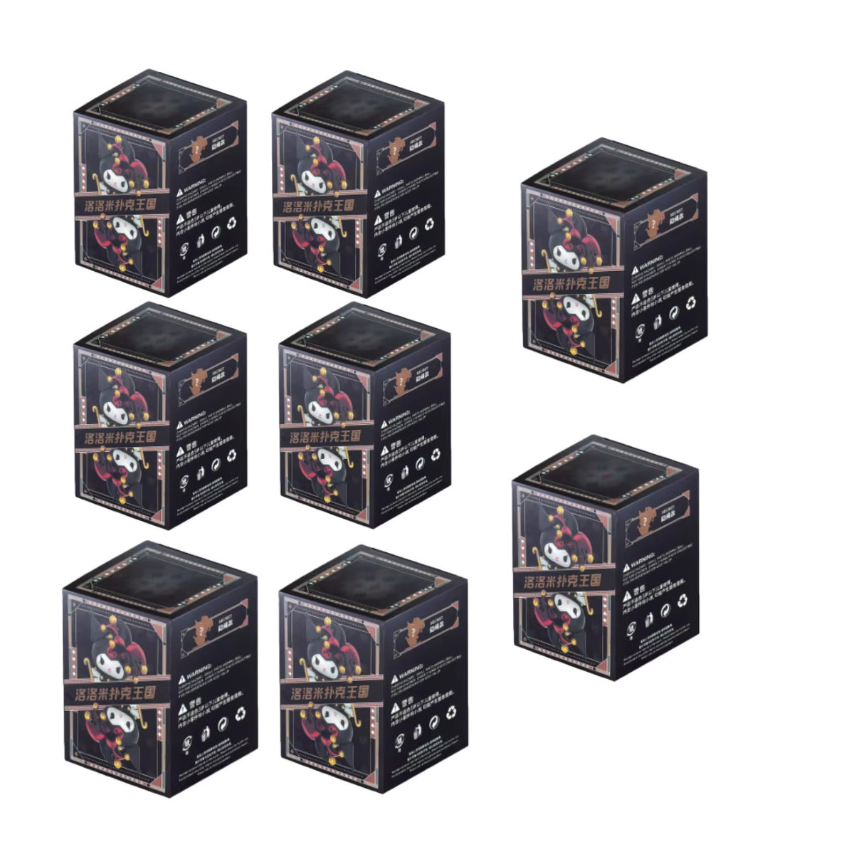 Bandai Kuromi Serie Blind Box Trendige PVC-Modell Puppe für Kinder, mehrfarbig - Bild 2