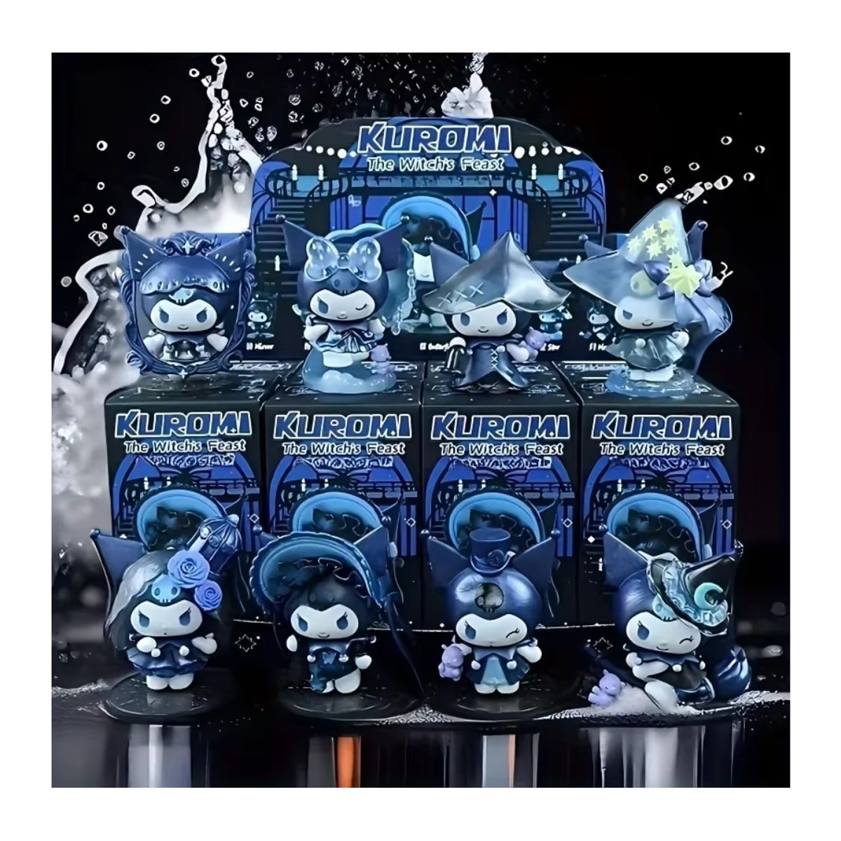 Bandai Kuromi Serie Blind Box Trendige PVC-Modell Puppe für Kinder, mehrfarbig - Bild 3