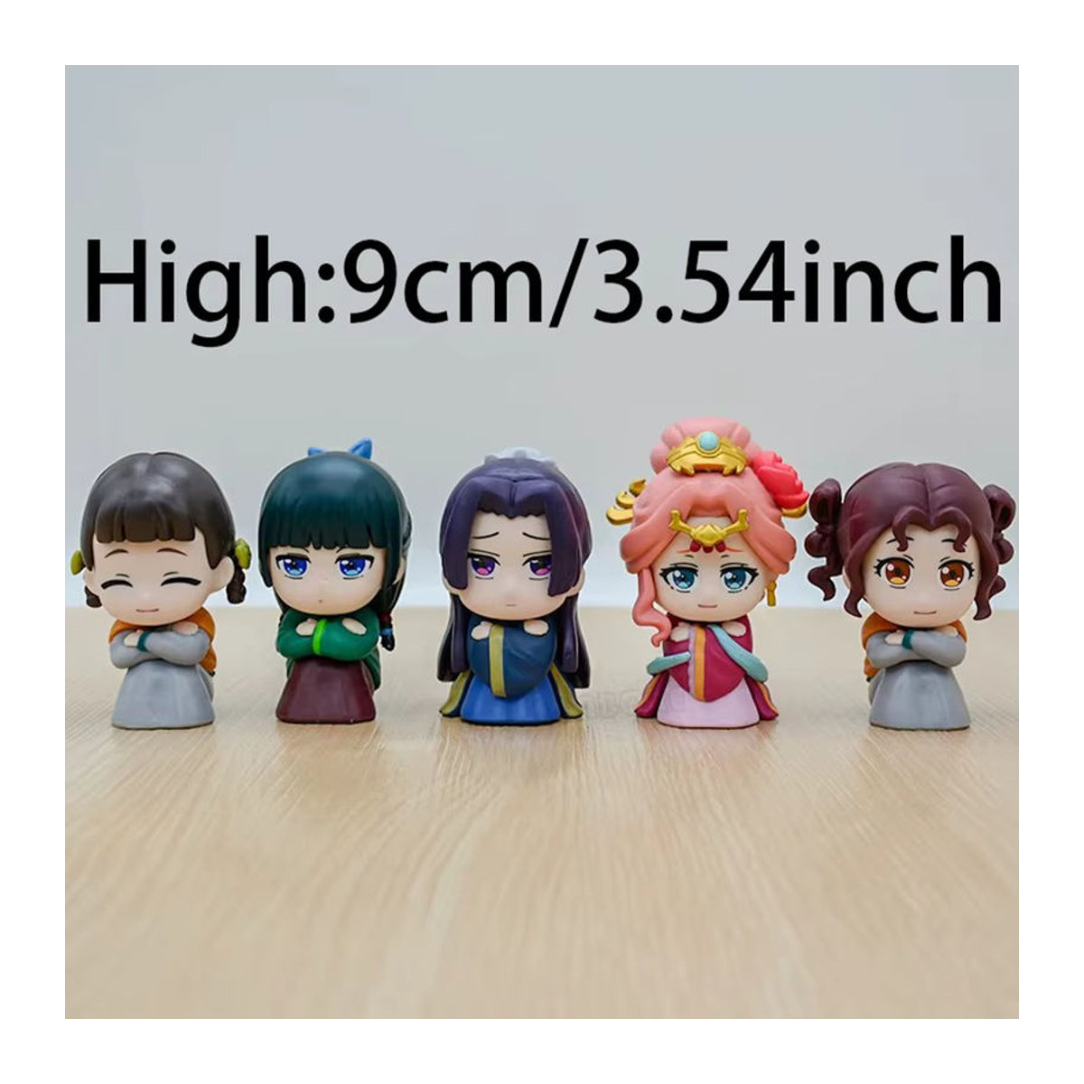 Bandai Kusuriya keine Hitorigoto Anime Figuren Maomao und Jinshi Q Version aus Kunststoff, mehrfarbig, Höhe: 9 cm - Bild 3