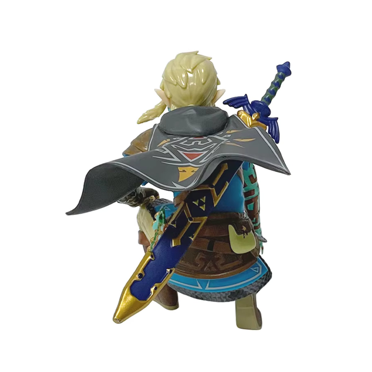 Bandai Legend of Zelda Tears of the Kingdom Link Anime Figur in hockender Position, mehrfarbig, Höhe: 12 cm - Bild 6