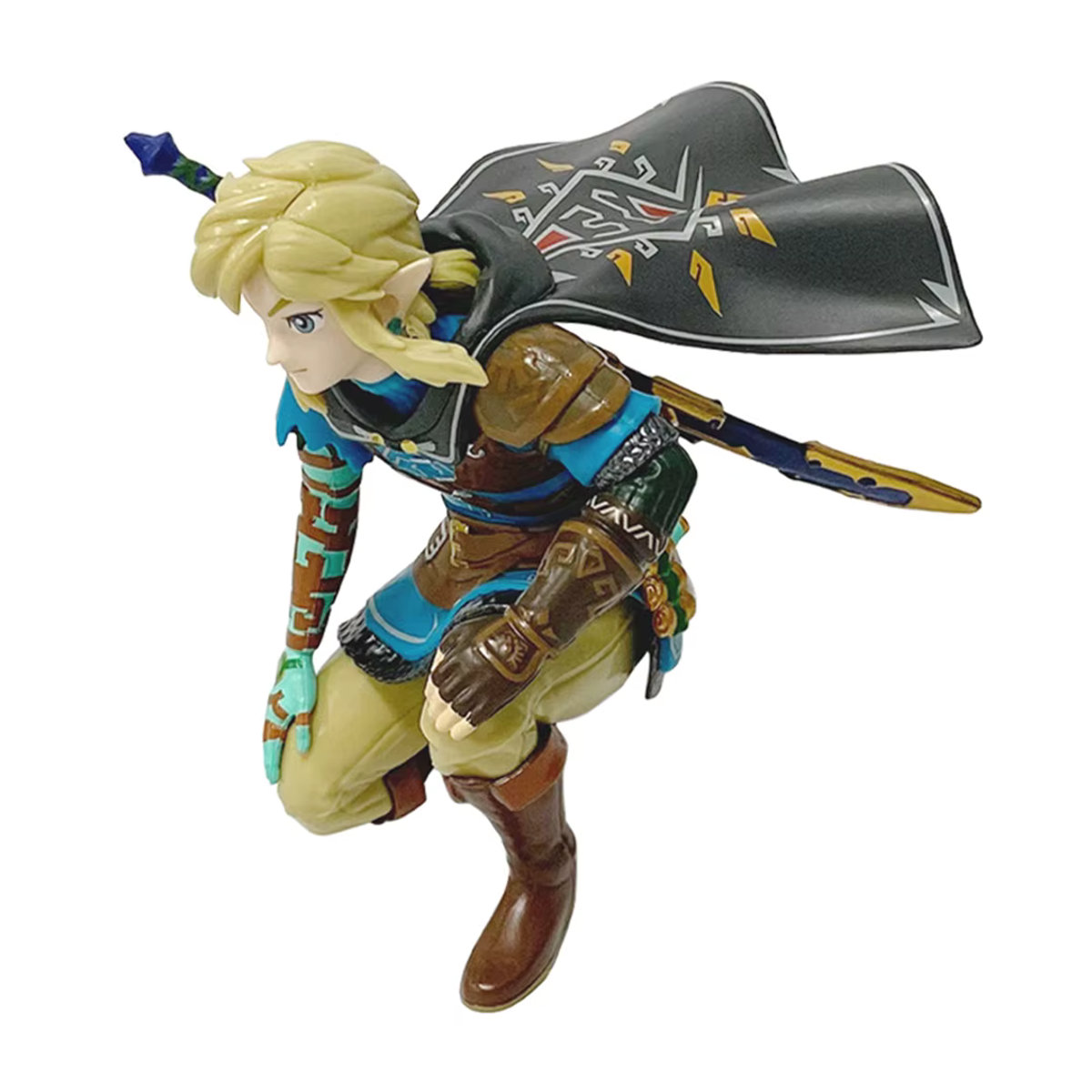 Bandai Legend of Zelda Tears of the Kingdom Link Handgefertigte PVC-Figur, Mehrfarbiges Desktop-Ornament - Bild 2