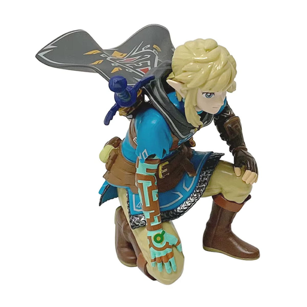Bandai Legend of Zelda Tears of the Kingdom Link Handgefertigte PVC-Figur, Mehrfarbiges Desktop-Ornament - Bild 3