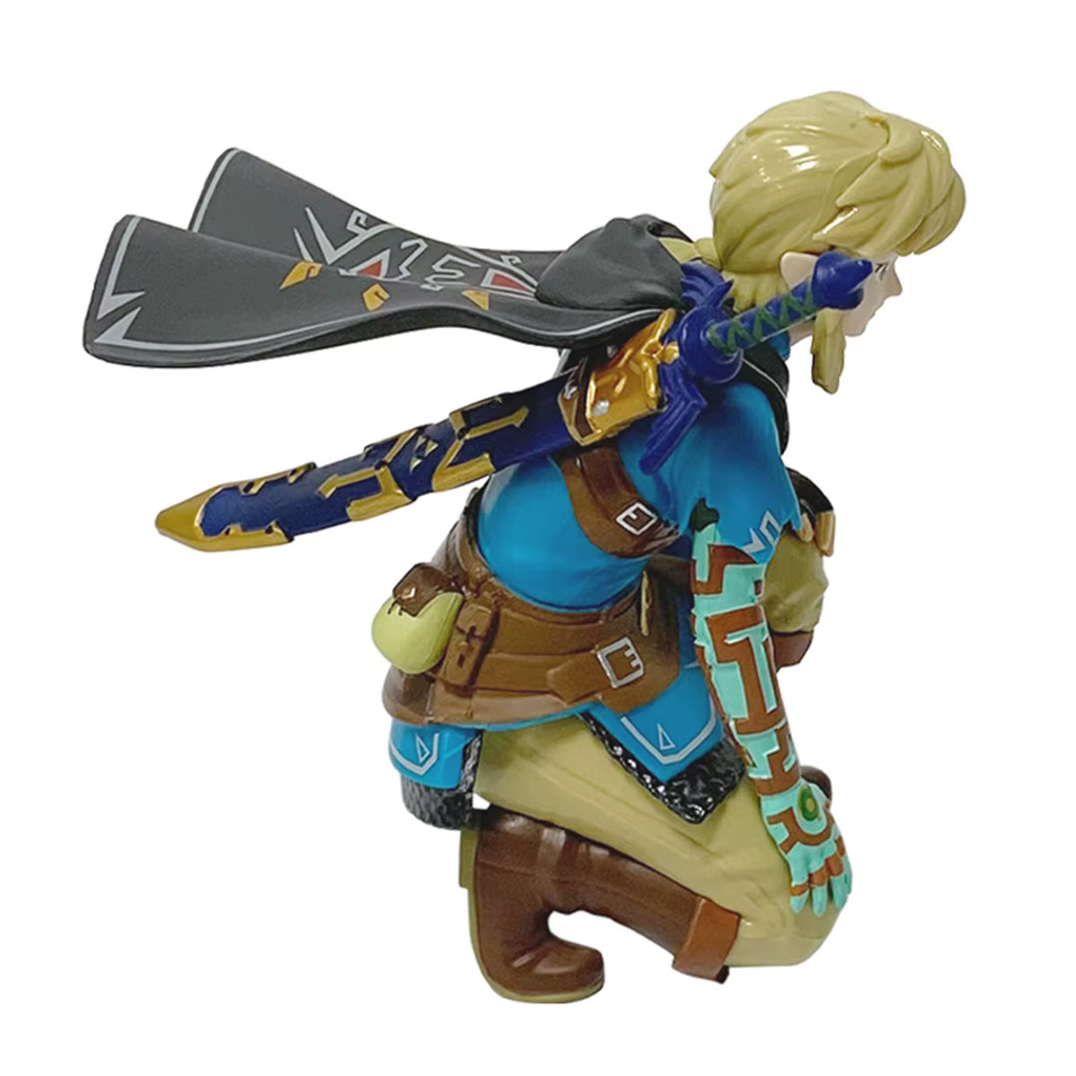 Bandai Legend of Zelda Tears of the Kingdom Link Handgefertigte PVC-Figur, Mehrfarbiges Desktop-Ornament - Bild 4