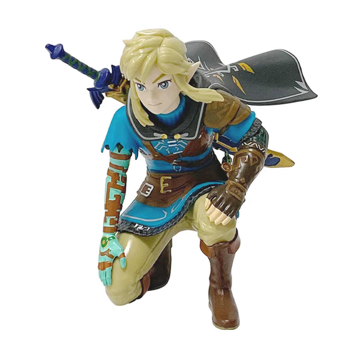 Bandai Legend of Zelda Tears of the Kingdom Link Handgefertigte PVC-Figur, Mehrfarbiges Desktop-Ornament - Bild 5
