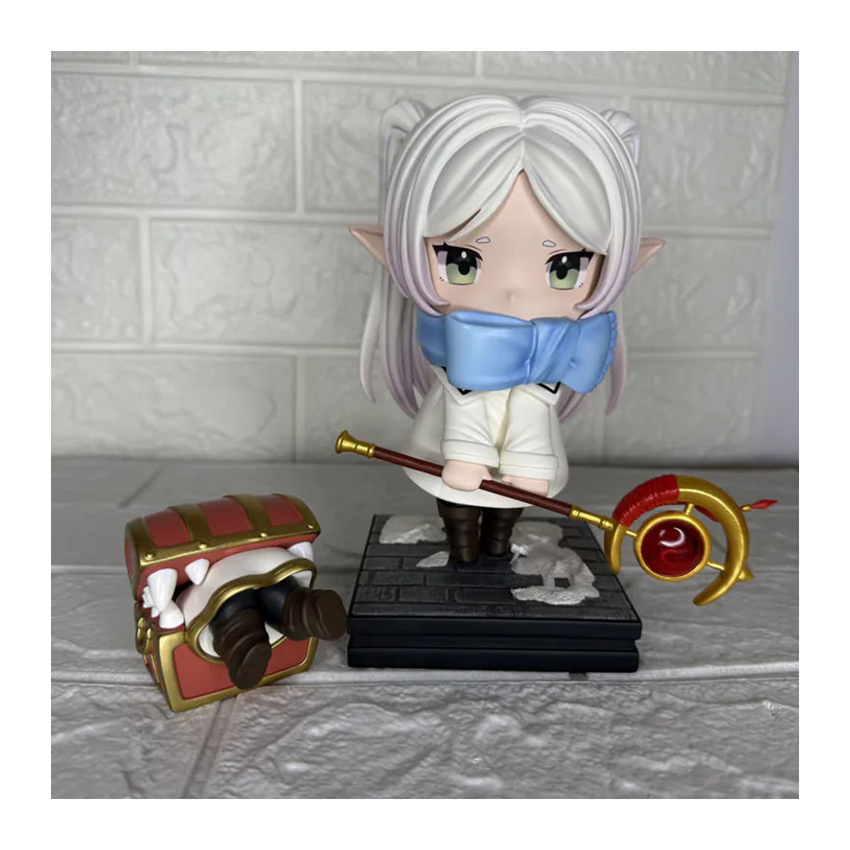 Bandai Lillian Anime-Mädchen Figur Handgefertigte Dekoration, mehrfarbig, Höhe: 13 cm - Bild 4