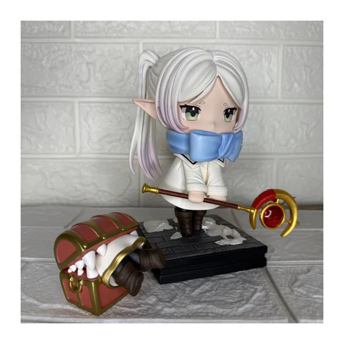 Bandai Lillian Anime-Mädchen Figur Handgefertigte Dekoration, mehrfarbig, Höhe: 13 cm - Bild 5