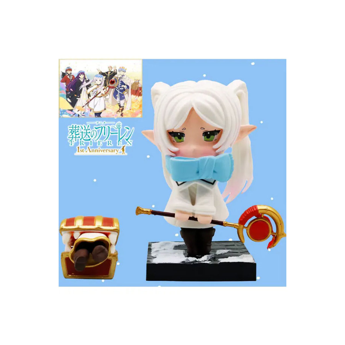 Bandai Lillian Anime-Mädchen Figur Handgefertigte Dekoration, mehrfarbig, Höhe: 13 cm - Bild 7