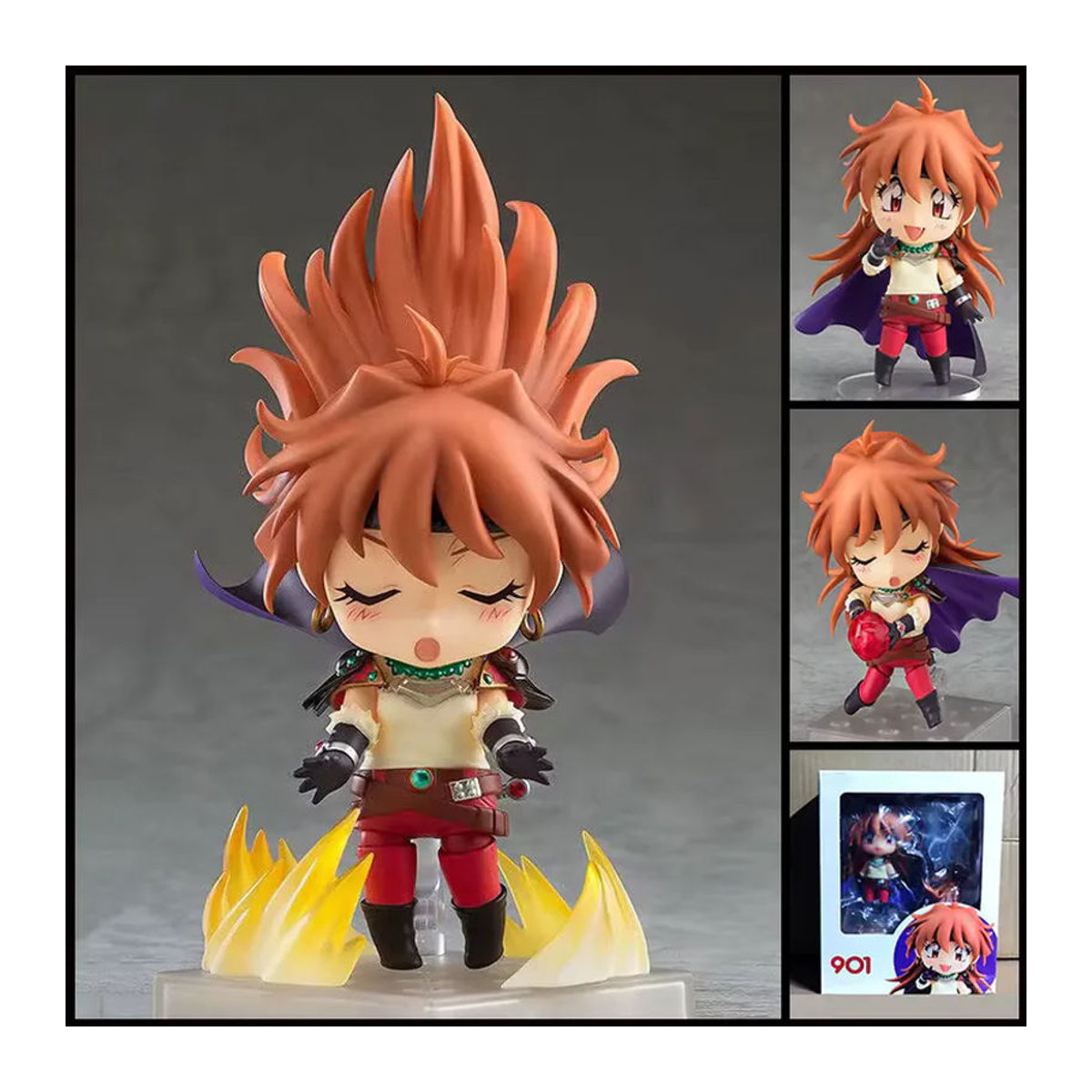 Bandai Lina Inverse Anime Slayers Sammlerfigur aus Kunststoff, mehrfarbig, bewegliches Modellpuppen-Set - Bild 2