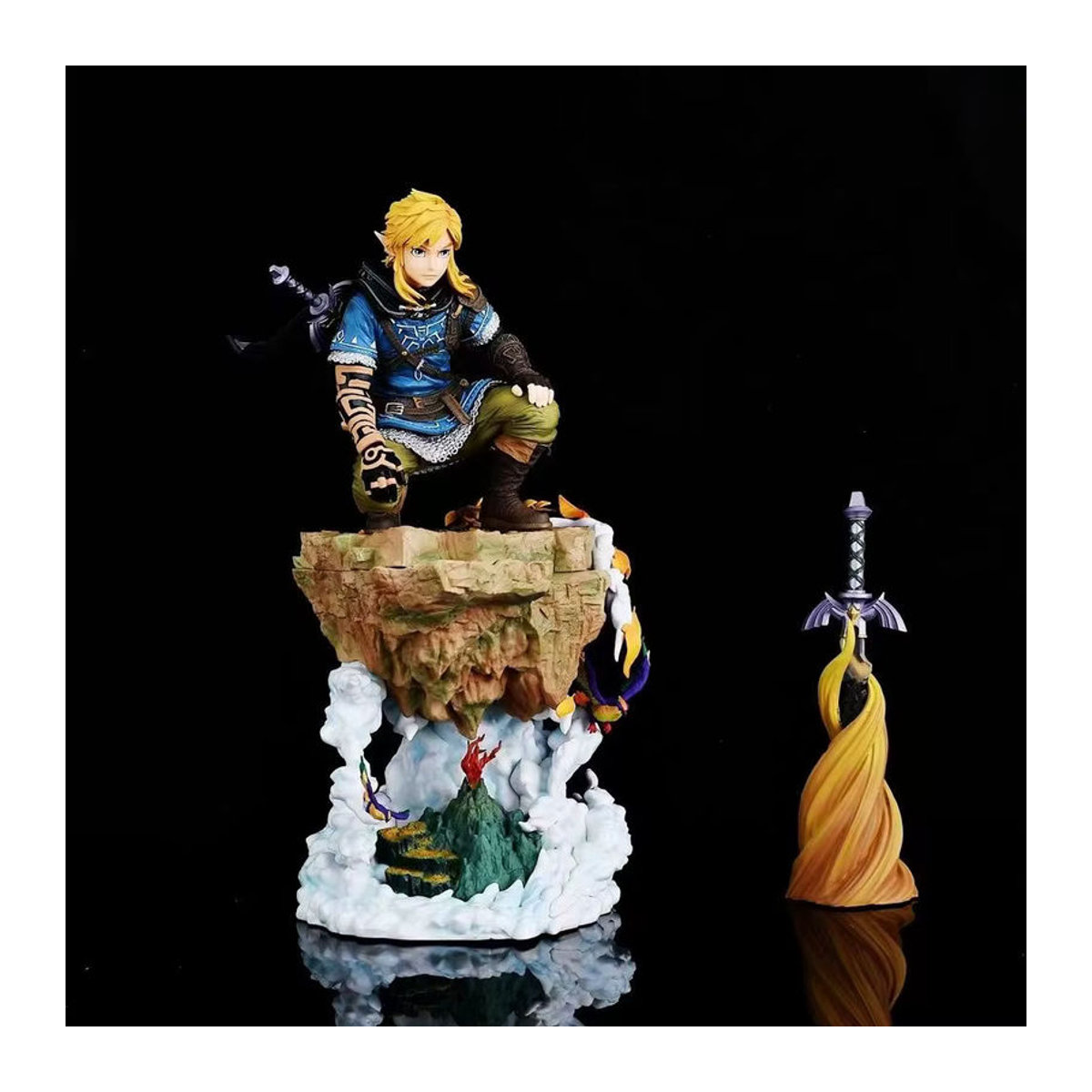 Bandai Link Zelda Breath of the Wild und Tears of the Kingdom Anime Modellfigur aus PVC, mehrfarbig, Höhe: 40 cm - Bild 5