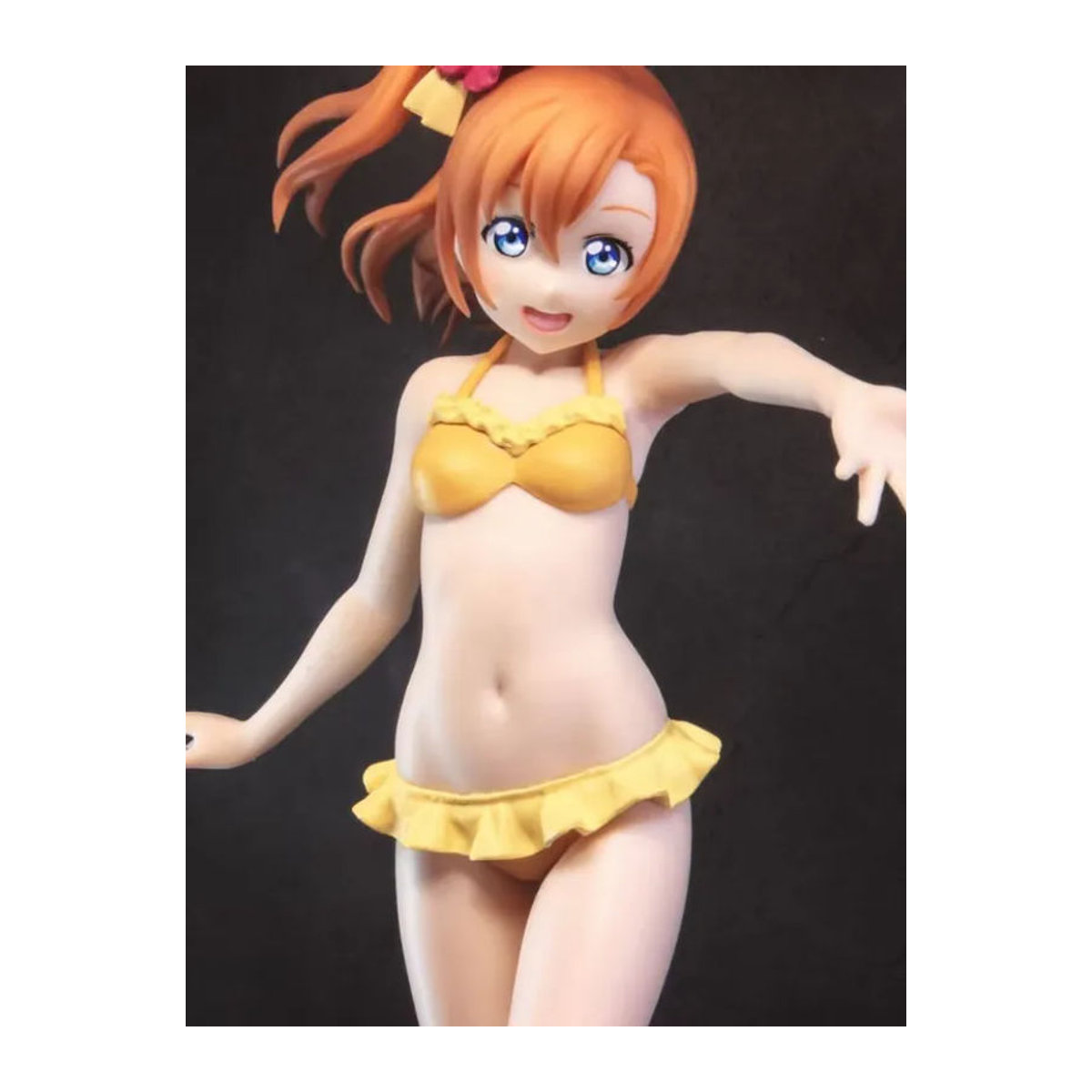 Bandai Love Live Honoka Kousaka Badeanzug Preisfigur aus PVC in Gelb - Bild 5
