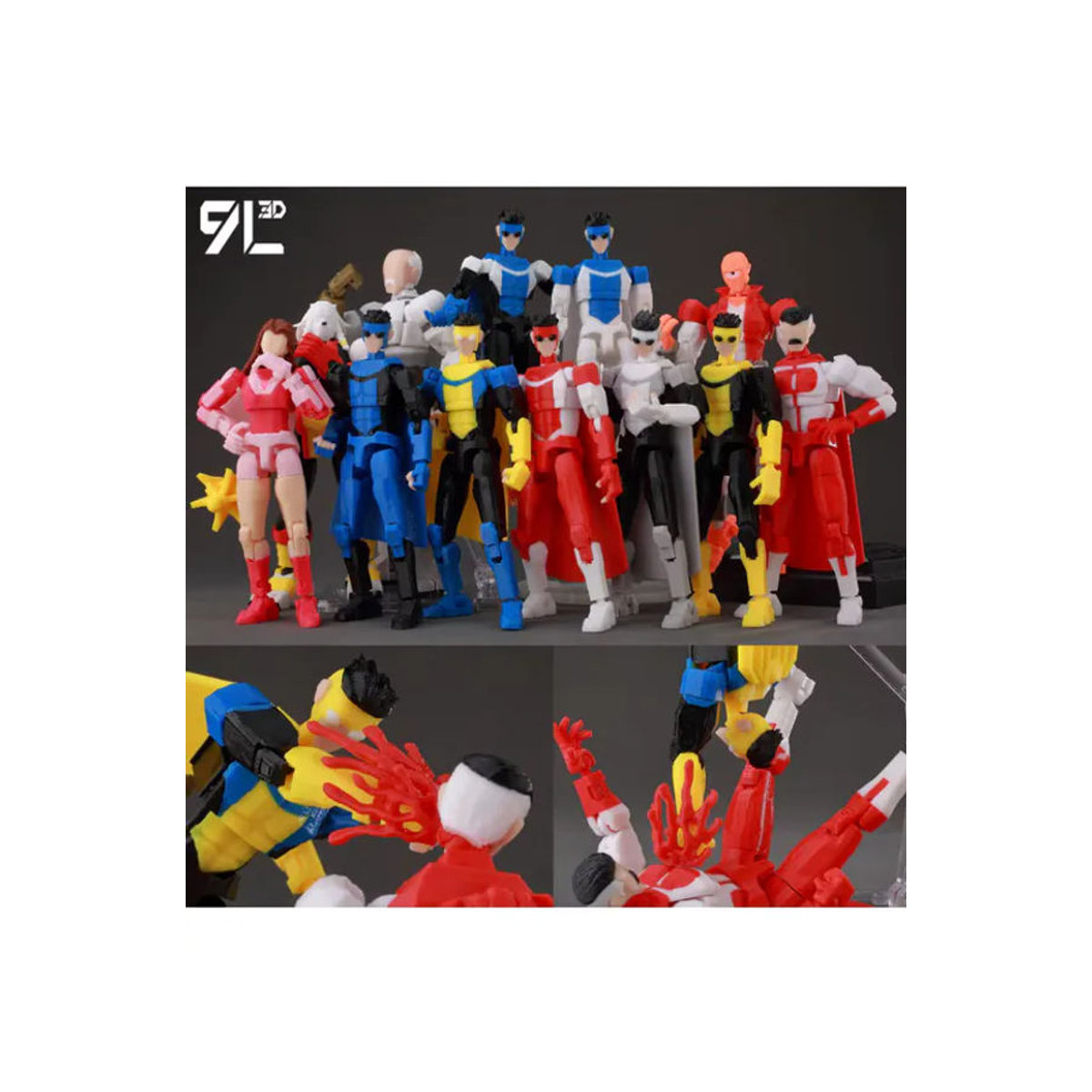 Bandai Lucky 13 Dummy 13 Anime Actionfiguren Mehrteilige Superhelden Modellfiguren aus Kunststoff mehrfarbig - Bild 5