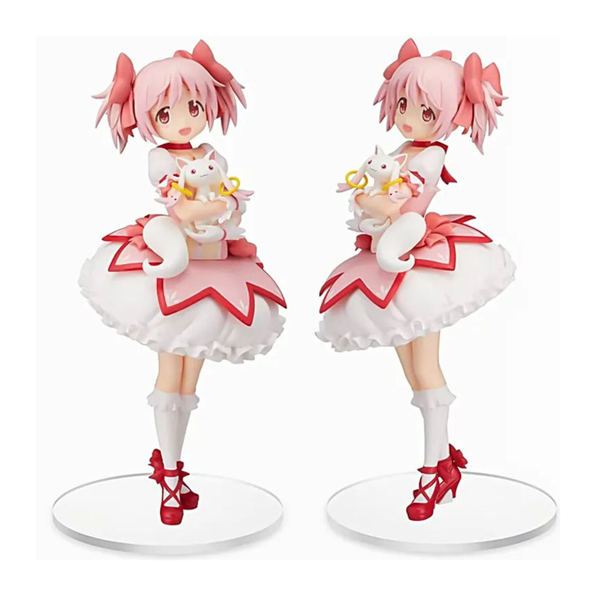 Bandai Madoka Magica Anime Figur Puella Magi Madoka Magica Statuette aus Kunststoff in Rosa - Bild 3