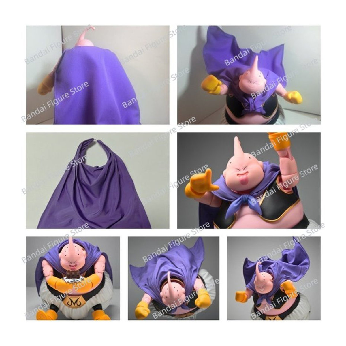 Bandai Majin Buu Anime Figur Zubehör Lila Drahtgeformter Mantel für 6 Zoll Figuren - Bild 1