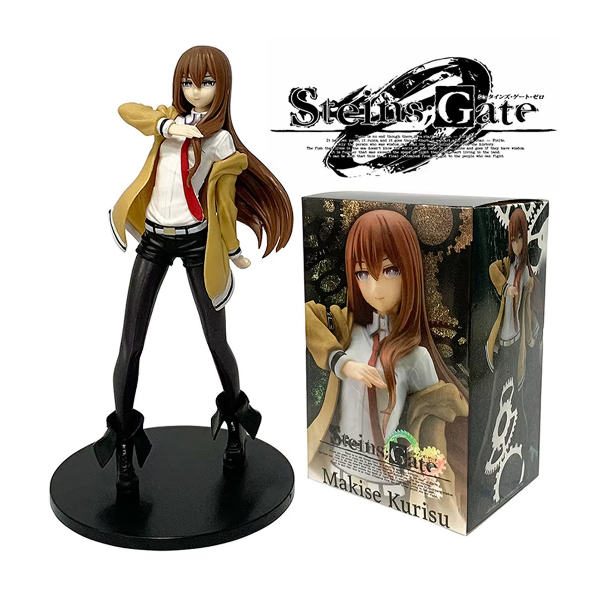 Bandai Makase Hongri Anime Figur Steins Gate Actionfigur aus PVC, mehrfarbig, Höhe: 21 cm - Bild 3