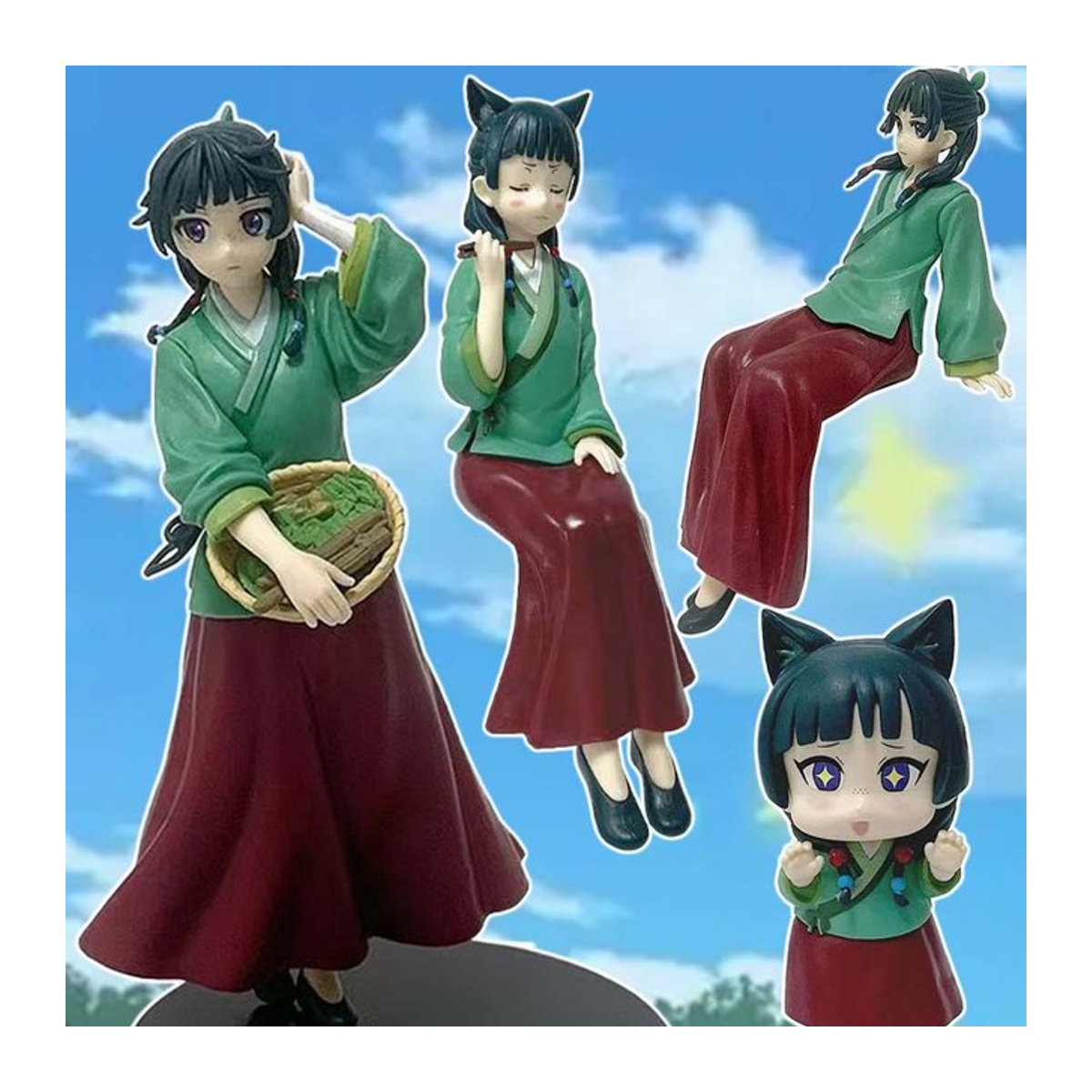 Bandai Maomao Actionfigur aus The Apothecary Diaries, mehrfarbiges PVC Modell für Kinder und Sammler - Bild 1