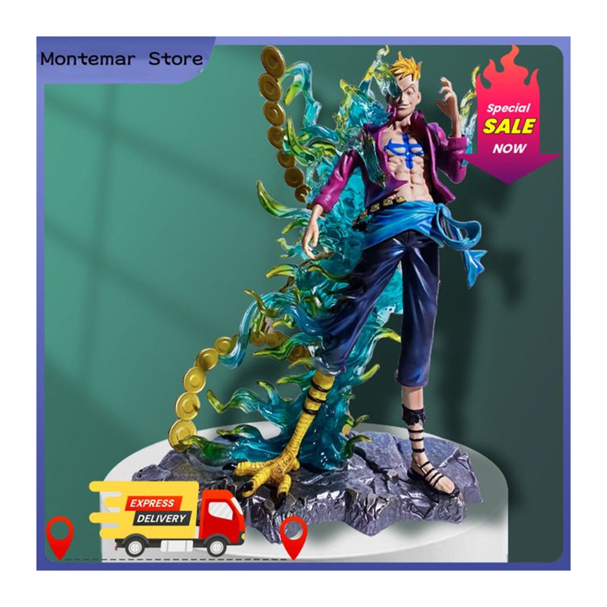 Bandai Marco Anime Figur Unsterbliche Vögel Statue aus Kunststoff, mehrfarbig, Höhe: 33 cm - Bild 1