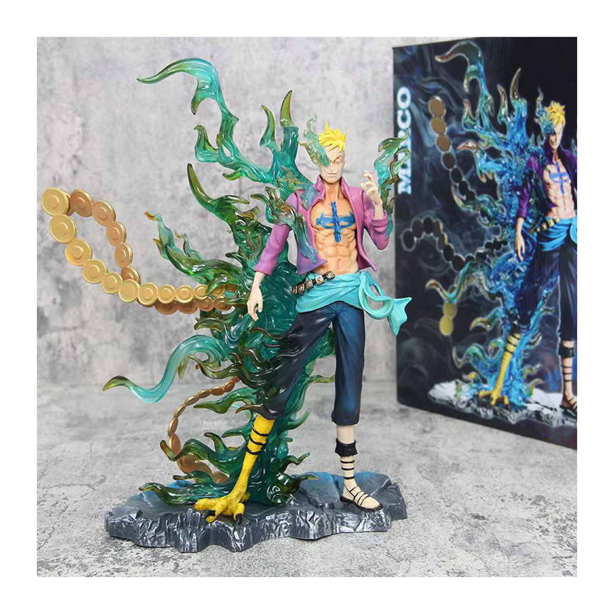 Bandai Marco Anime Figur Unsterbliche Vögel Statue aus Kunststoff, mehrfarbig, Höhe: 33 cm - Bild 6