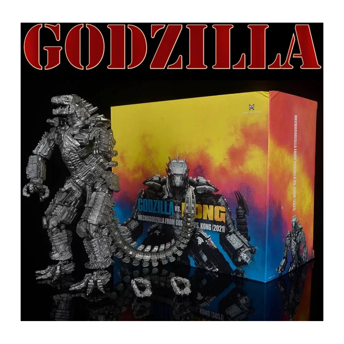 Bandai Mechanische Godzilla-Figur Filmedition König der Monster Modellfigur in Schwarz aus Kunststoff - Bild 1