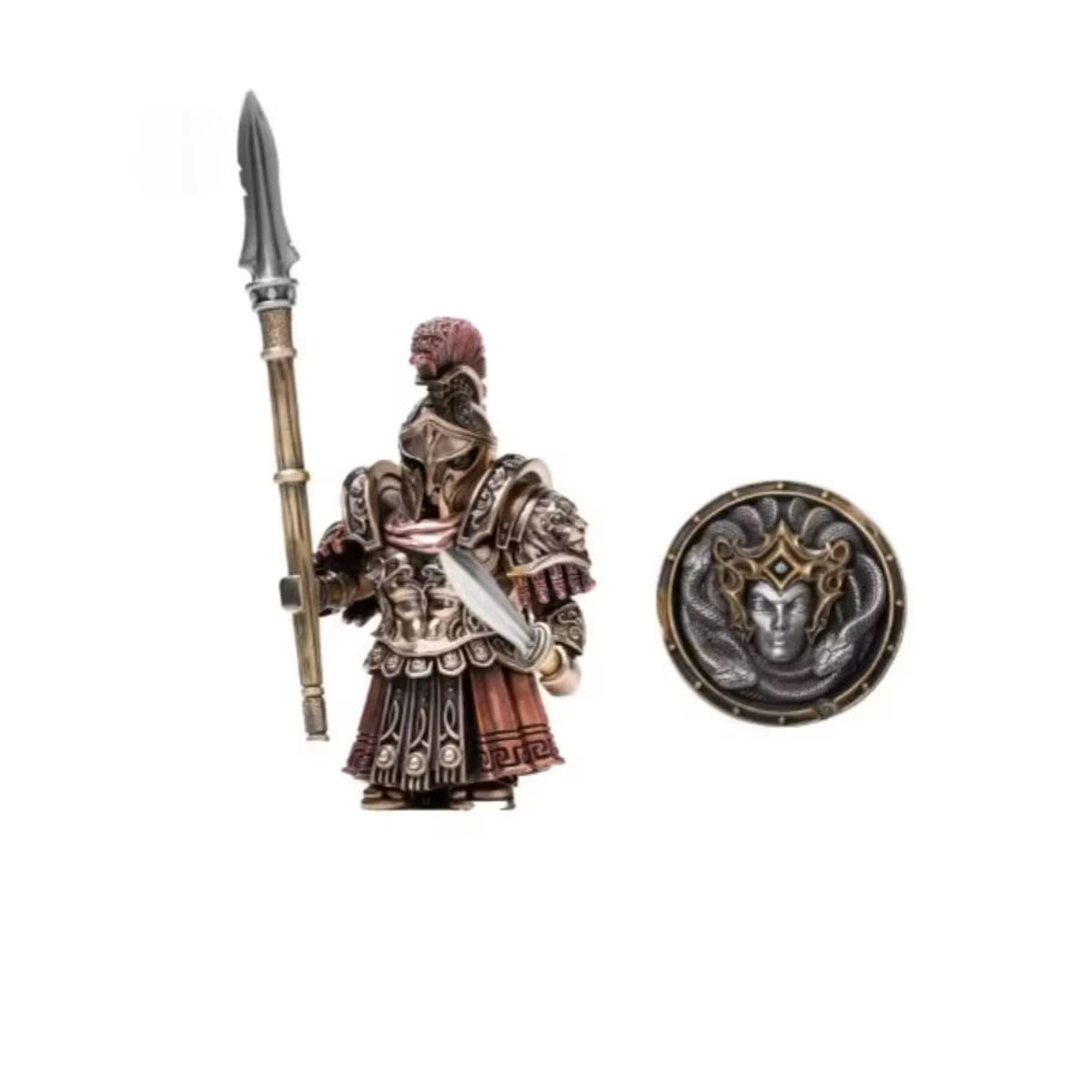 Bandai Metallfigur Spartan in Gold mit orientalischem Design als dekoratives Ornament und Actionfigur - Bild 3