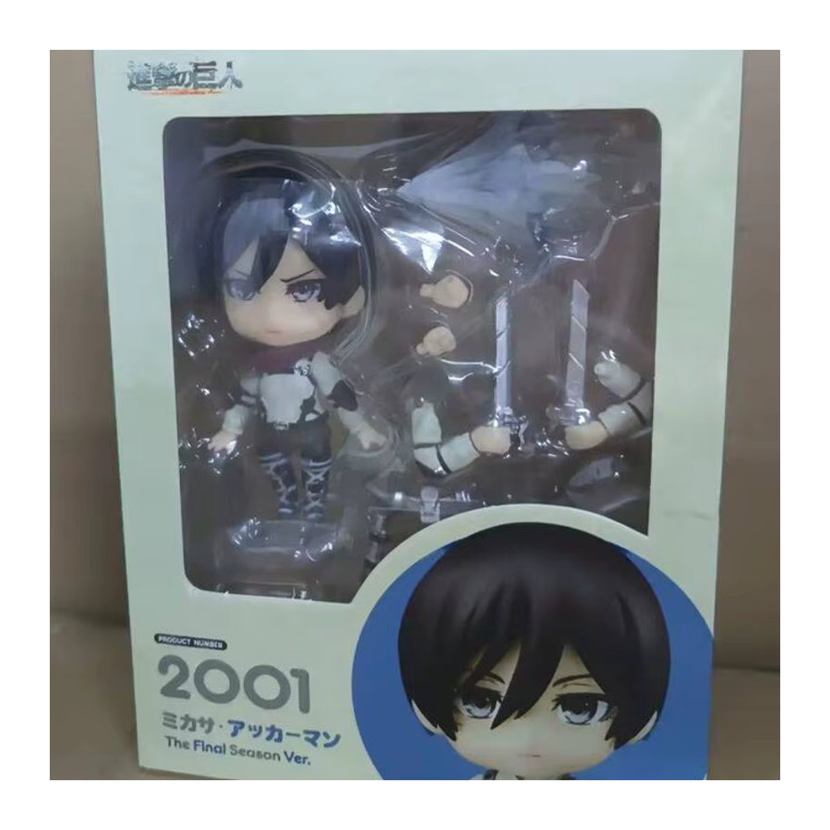 Bandai Mikasa Ackerman Attack On Titan Actionfigur Q-Version Final Season Sammelfigur mehrfarbig - Bild 2