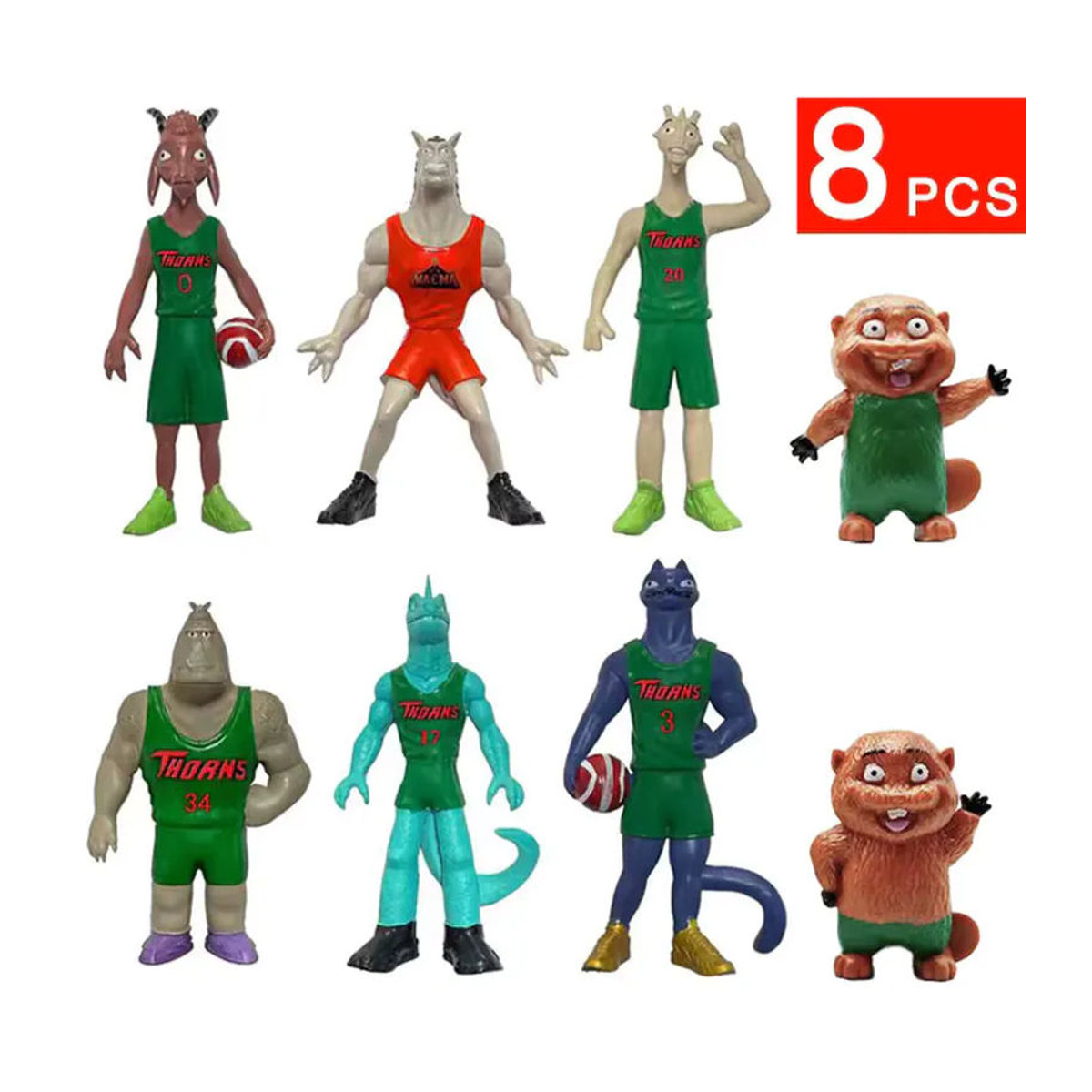Bandai Miracle Dream Team Anime-Figur GOAT Cosplay Action-Modell aus Kunststoff, mehrfarbiges Desktop-Ornament für Sammler und Kinder - Bild 5