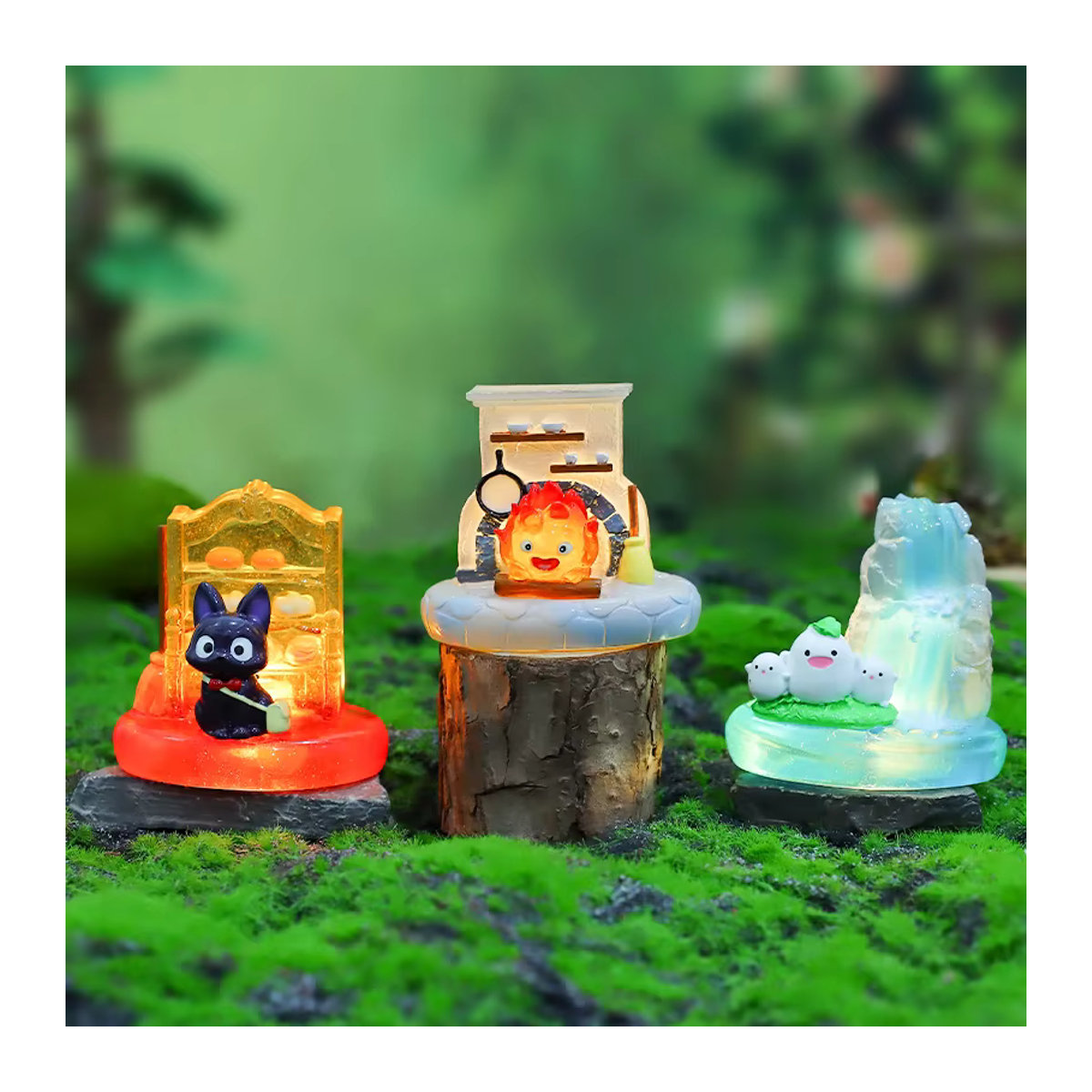Bandai Miyazaki Hayao Blind Box Tischlampe aus Kunstharz in Bunt - Bild 4