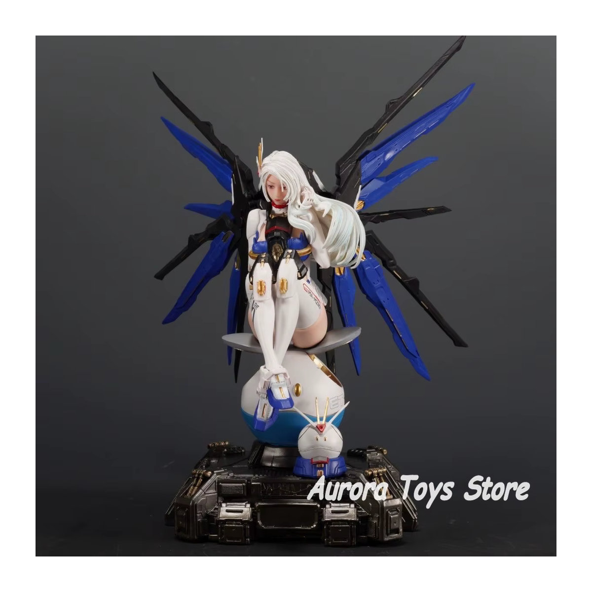 Bandai Mobile Suit Anime Figur Gundam Mädchen in Weiß, Höhe: 36 cm - Bild 2