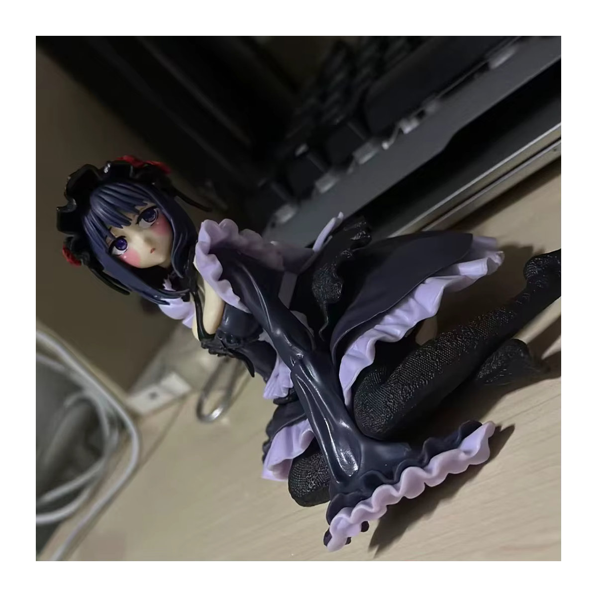 Bandai My Dress-Up Darling Anime-Figur Kitagawa Marin im schwarzen Dienstmädchen-Outfit als Sammlungsmodell aus Kunststoff - Bild 2