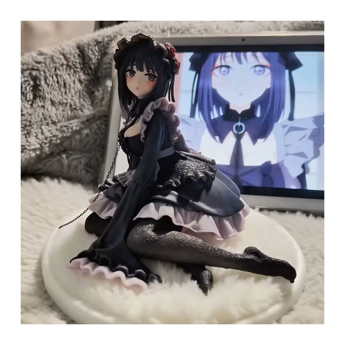 Bandai My Dress-Up Darling Kitagawa Marin Anime Actionfigur im schwarzen Dienstmädchen-Outfit aus Kunststoff - Bild 4