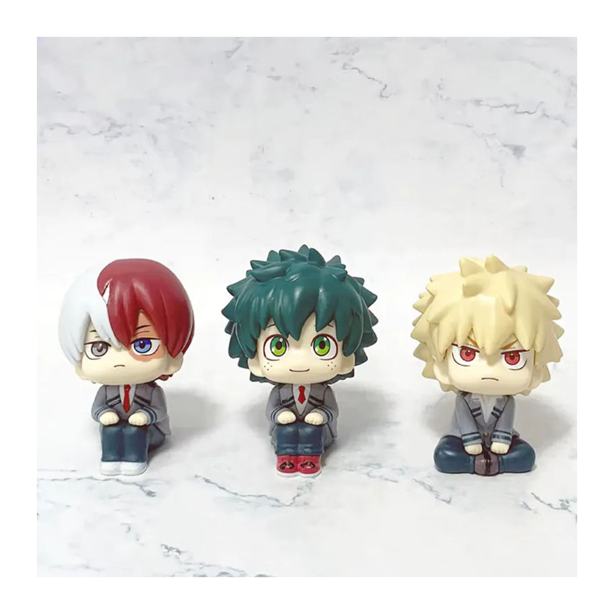 Bandai My Hero Academia Anime Actionfigur Midoriya Izuku, Bakugou Katsuki, All Might, Todoroki Shoto, mehrfarbig, Höhe: 21 cm - Bild 2