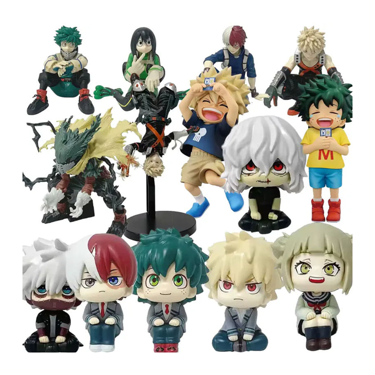 Bandai My Hero Academia Anime-Figur Shoto Bakugou Izuku Deku Q-Version PVC-Actionfigur mehrfarbig - Bild 2
