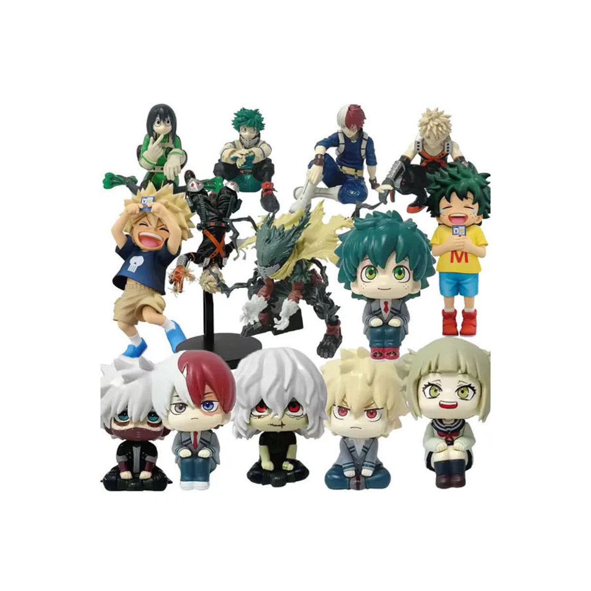 Bandai My Hero Academia Anime-Figur Shoto Bakugou Izuku Deku Q-Version PVC-Actionfigur mehrfarbig - Bild 6
