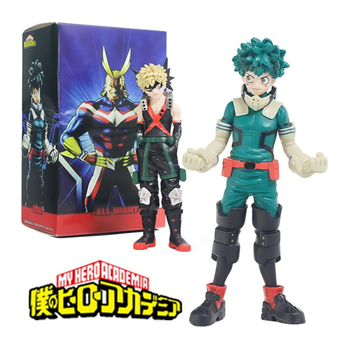 Bandai My Hero Academia Figur Modell Izuku Midoriya oder Katsuki Bakugo, mehrfarbig, Höhe: 17 cm - Bild 1