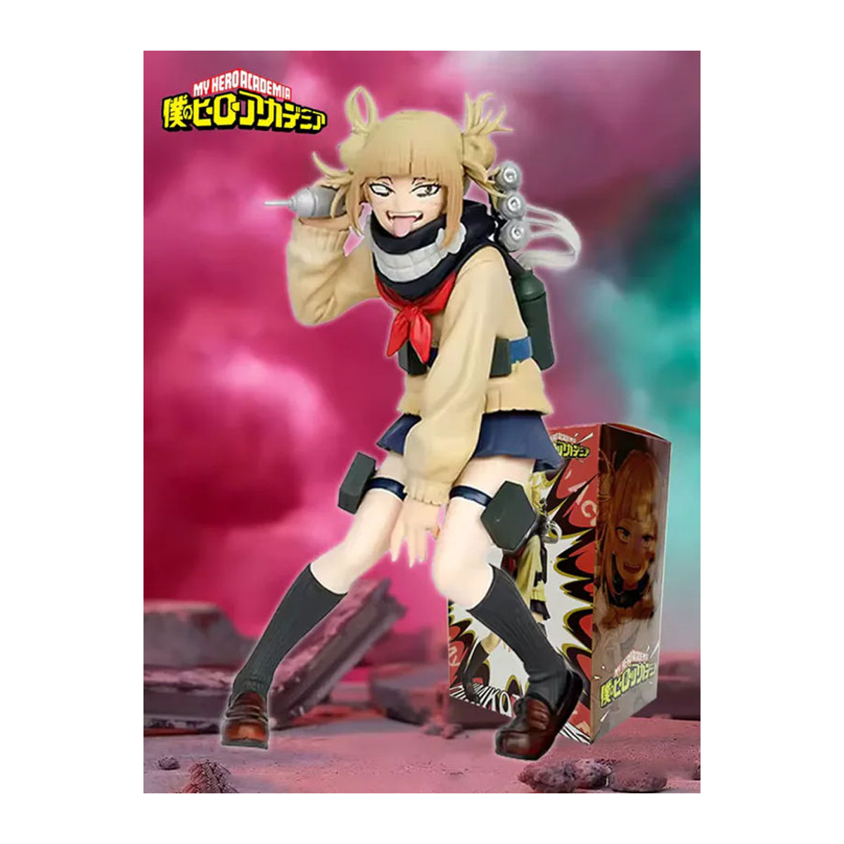 Bandai My Hero Academia Himiko Toga Anime Figur Kampfversion in mehrfarbiger Ausführung als Desktop-Ornament aus Kunststoff - Bild 4