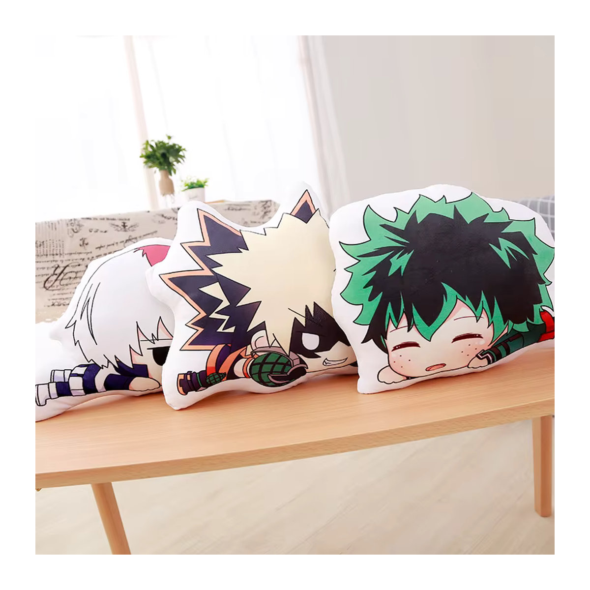 Bandai My Hero Academia Plüschkissen Anime Boku no Hero Academia weiche Puppen mehrfarbig - Bild 4