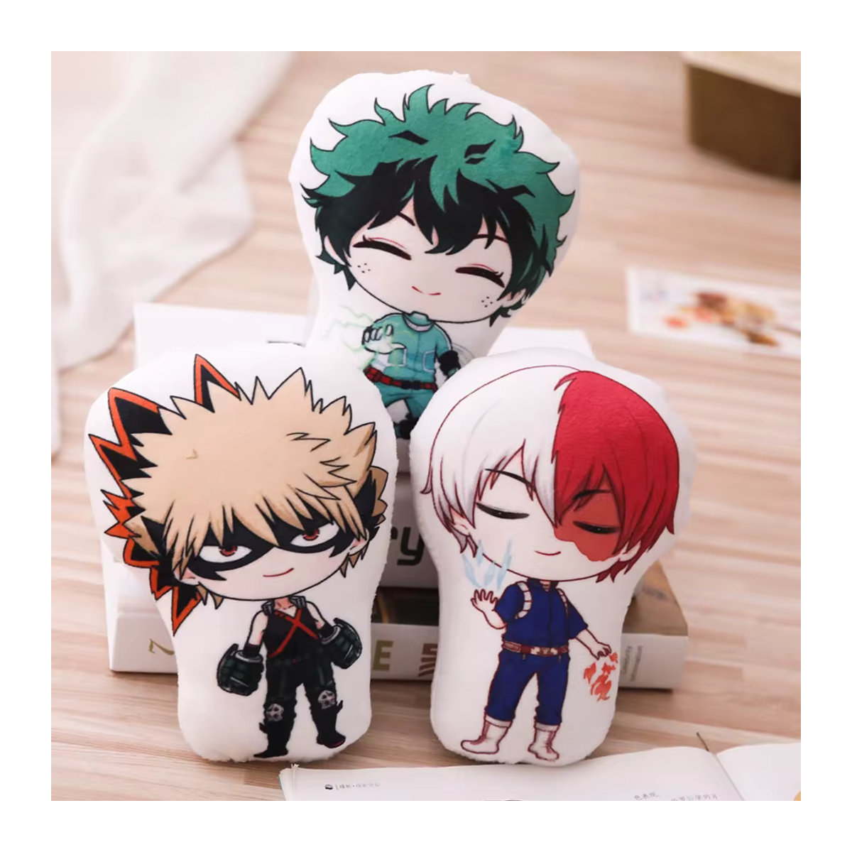 Bandai My Hero Academia Plüschkissen Anime Boku no Hero Academia weiche Puppen mehrfarbig - Bild 5