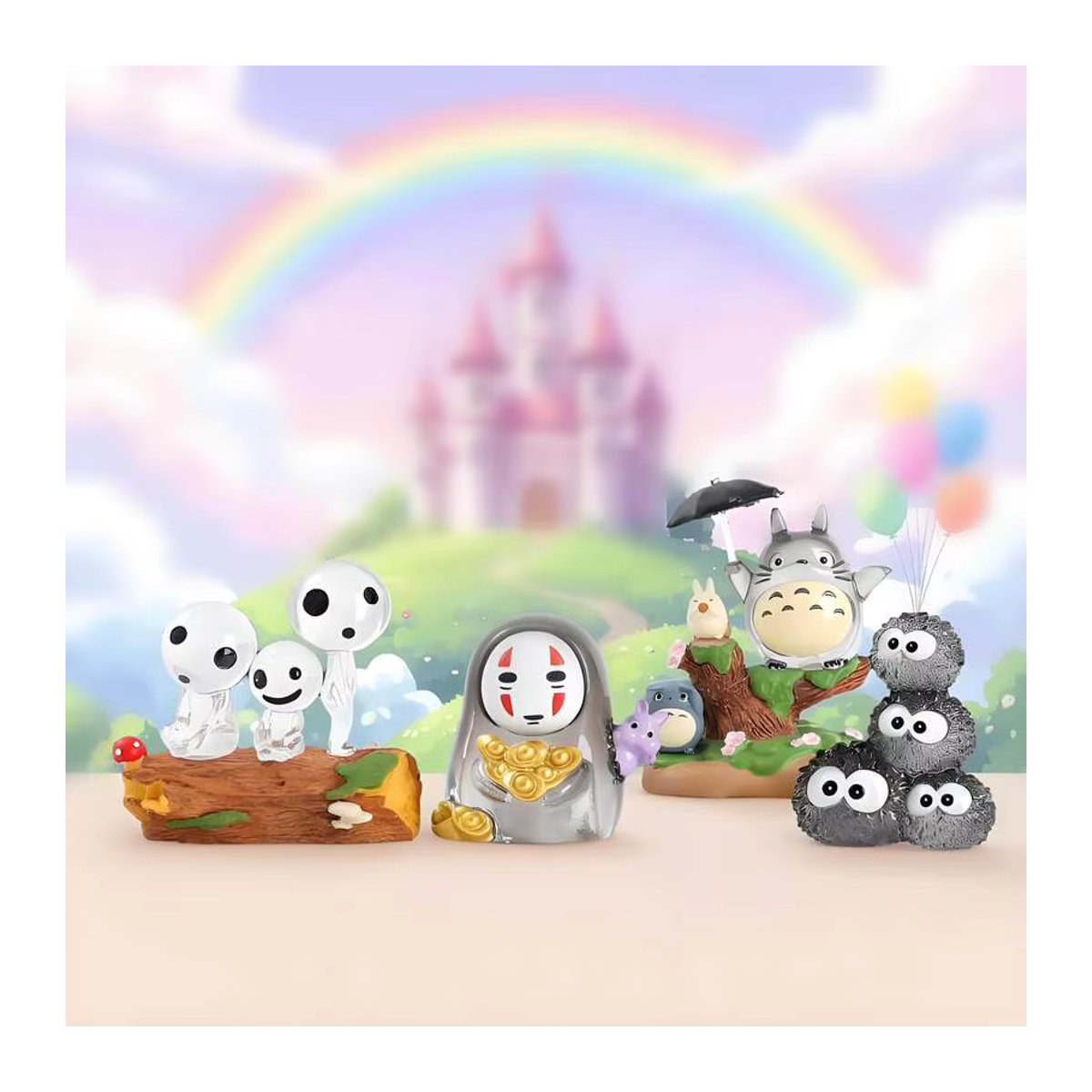 Bandai Mystery Blind Box Heilendes Märchenland Leuchtende Mini-Desktop-Anime-Figuren aus Kunststoff, mehrfarbig - Bild 2