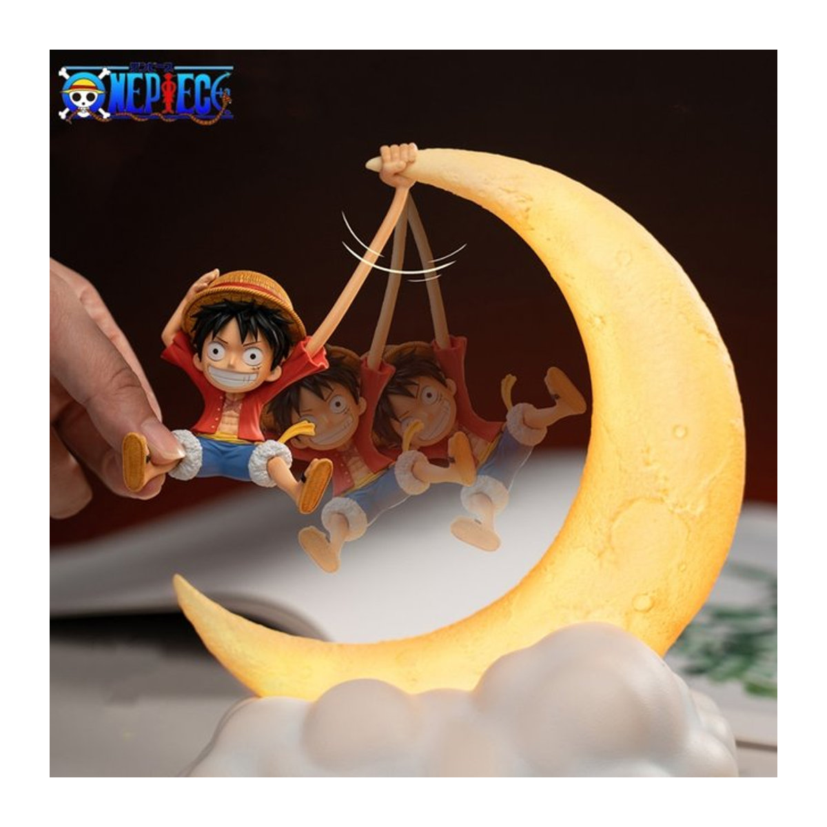 Bandai Nachttischlampe Mond Lampe Anime Desktop-Dekoration Gelb - Bild 1