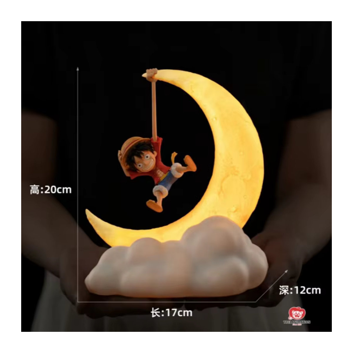 Bandai Nachttischlampe Mond Lampe Anime Desktop-Dekoration Gelb - Bild 2