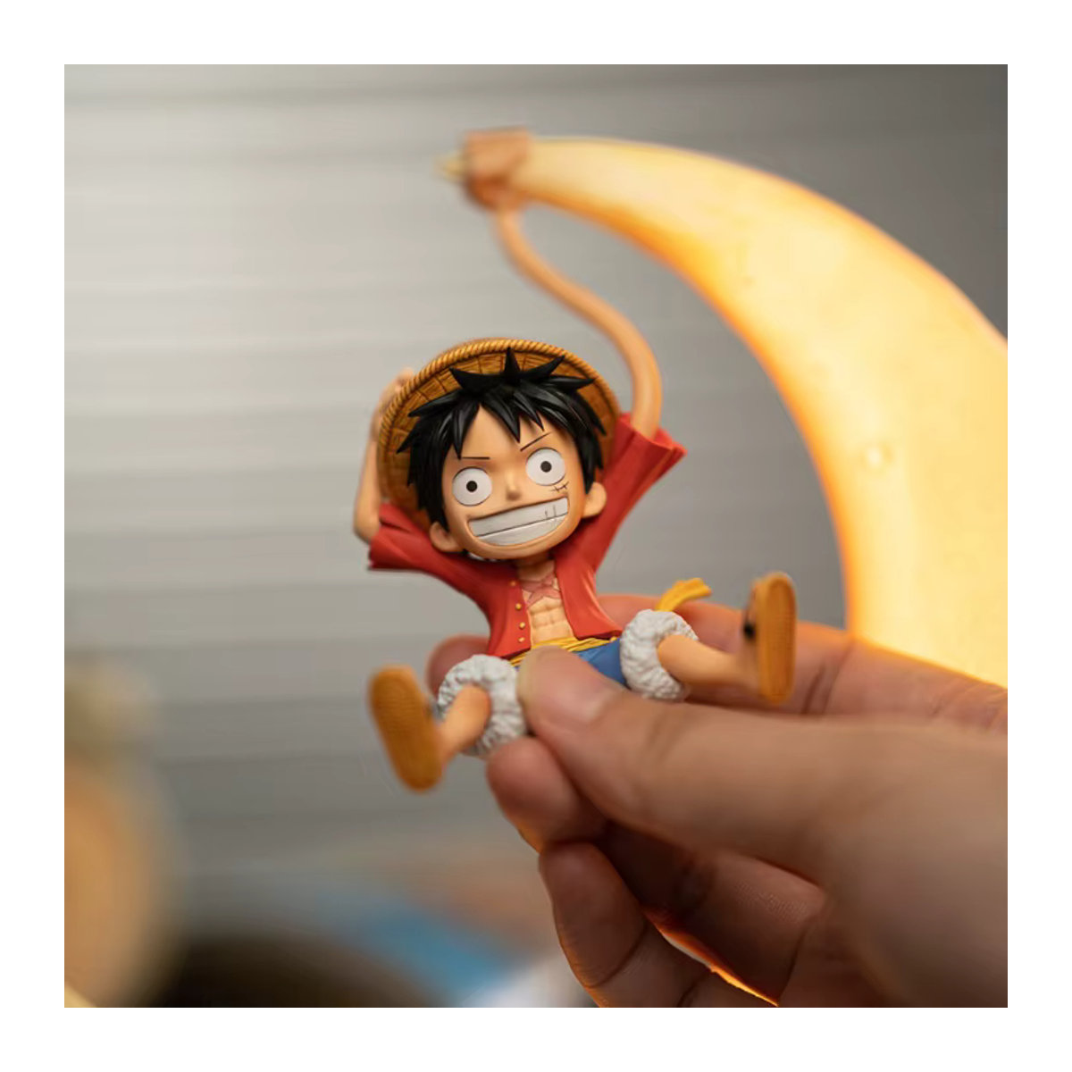 Bandai Nachttischlampe Mond Lampe Anime Desktop-Dekoration Gelb - Bild 4