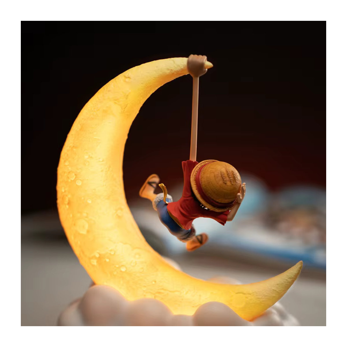 Bandai Nachttischlampe Mond Lampe Anime Desktop-Dekoration Gelb - Bild 5