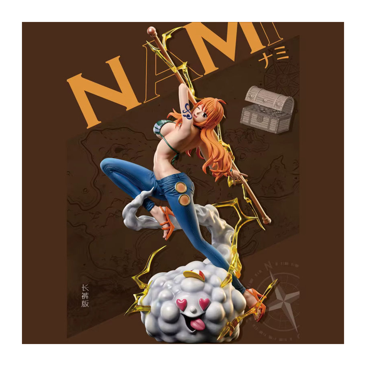 Bandai Nami Zeus Anime Figur aus Kunststoff, mehrfarbige Sammlerstatue als Dekoration für Erwachsene - Bild 3