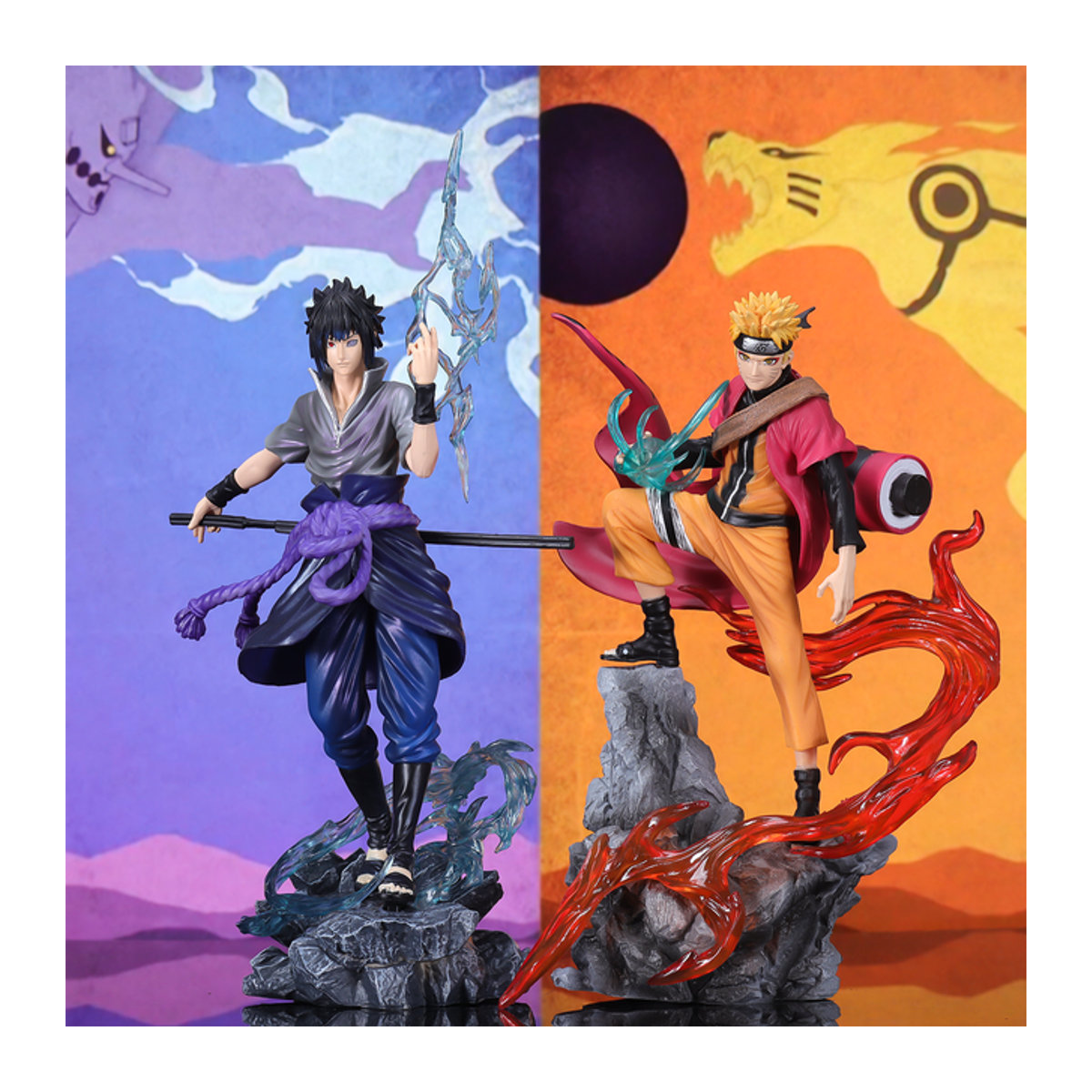 Bandai Naruto Action-Anime-Figuren aus Kunststoff in Blau und Mehrfarbig - Bild 1