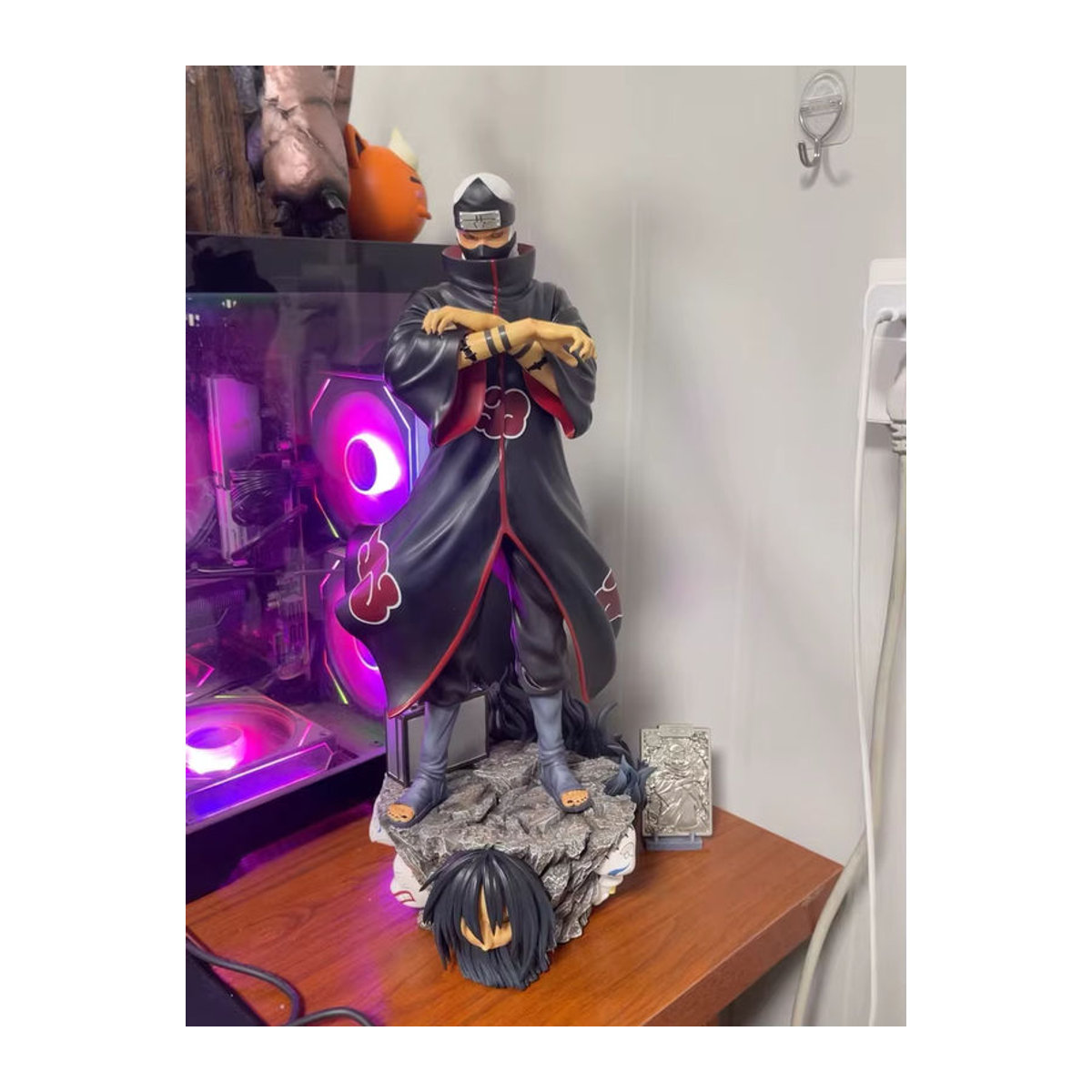 Bandai Naruto Akatsuki Undead Duo Anime Figur Kakuzu und Hidan aus Kunstharz, mehrfarbig - Bild 2